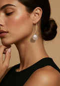 Classic Pearl Teardrop Earrings