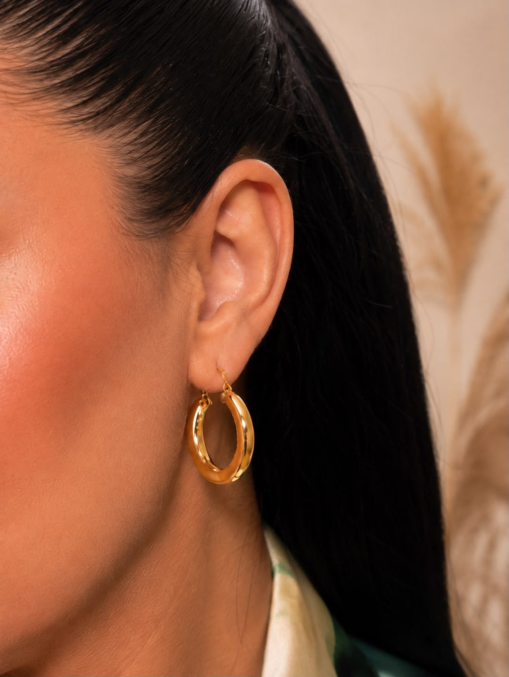 Golden Classic Hoop Earrings – Timeless Gold Hoop Earrings